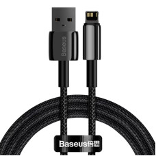 Дата кабель Baseus Tungsten Gold USB to Lightning Cable 2.4A (2m) (CALWJ-A0) Black