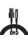 Дата кабель Baseus Tungsten Gold USB to Lightning Cable 2.4A (2m) (CALWJ-A0) Black - фото