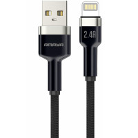 Дата кабель Amaya 310L USB to Lightning 2.4A (1m) Brown