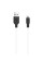 Дата кабель Hoco X21 Plus Silicone Lightning Cable (2m) - black_white