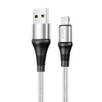 Дата кабель Hoco X50 Excellent USB to Lightning (1m) - Серый