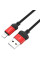 Дата кабель Borofone BX28 Dignity USB to Lightning (1m) - Красный - фото