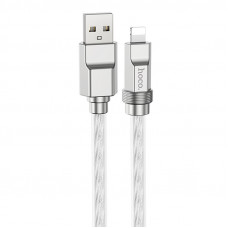 Дата кабель Hoco U113 Solid 2.4A USB to Lightning (1m) - Silver