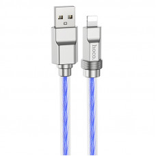 Дата кабель Hoco U113 Solid 2.4A USB to Lightning (1m) - Blue