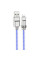 Дата кабель Hoco U113 Solid 2.4A USB to Lightning (1m) - Blue - фото