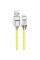 Дата кабель Hoco U113 Solid 2.4A USB to Lightning (1m) - Gold - фото