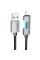 Дата кабель Hoco U123 Regent colorful 2.4A USB to Lightning (1.2m) - Black