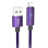 Дата кабель Hoco U125 Benefit 2.4A USB to Lightning (1.2m) - Purple