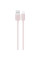 Дата кабель USAMS US-SJ689 USB to Lightning 2.4A KY Series (1m) - Pink - фото