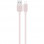 Дата кабель USAMS US-SJ689 USB to Lightning 2.4A KY Series (1m) - Pink