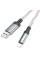 Дата кабель Hoco U112 Shine 2.4A USB to Lightning (1m) - Gray - фото
