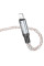 Дата кабель Hoco U112 Shine 2.4A USB to Lightning (1m) - Gray - фото