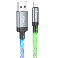 Cavo dati Hoco U112 Shine 2.4A USB to Lightning (1m) - Gray