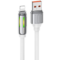 Дата кабель Hoco U136 Prize USB to Lightning 2.4A (1.2m) - White