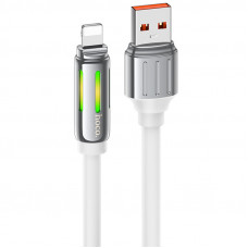 Дата кабель Hoco U136 Prize USB to Lightning 2.4A (1.2m) - White