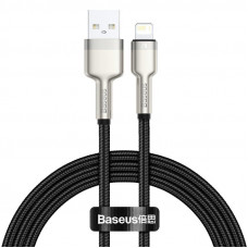 Дата кабель Baseus Cafule Series Metal USB to Lightning 2.4A (1m) (CALJK-A0) - Black