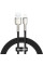 Дата кабель Baseus Cafule Series Metal USB to Lightning 2.4A (1m) (CALJK-A0) - Black - фото