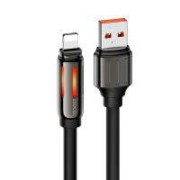Дата кабель Hoco U136 Prize USB to Lightning 2.4A (1.2m) - Black
