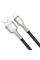 Дата кабель Baseus Cafule Metal USB to Lightning 2.4A (2m) (CALJK-B0) Black - фото