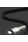 Дата кабель Baseus Cafule Metal USB to Lightning 2.4A (2m) (CALJK-B0) Black - фото