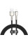 Дата кабель Baseus Cafule Metal USB to Lightning 2.4A (2m) (CALJK-B0) Black - фото