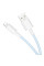 Дата кабель Borofone BX117 Source USB to Lightning 2.4A (1m) - Blue - фото
