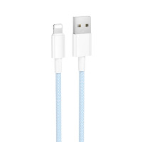 Дата кабель Borofone BX117 Source USB to Lightning 2.4A (1m) - Blue
