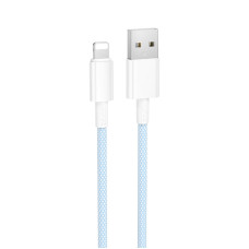 Дата кабель Borofone BX117 Source USB to Lightning 2.4A (1m) - Blue