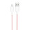 Дата кабель Borofone BX117 Source USB to Lightning 2.4A (1m) - Pink