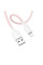 Дата кабель Borofone BX117 Source USB to Lightning 2.4A (1m) - Pink - фото