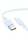 Дата кабель Borofone BX115 Lotto USB to Lightning 2.4A (1m) - Blue - фото