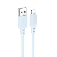 Дата кабель Borofone BX115 Lotto USB to Lightning 2.4A (1m) - Blue