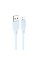 Дата кабель Borofone BX115 Lotto USB to Lightning 2.4A (1m) - Blue - фото