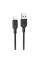 Дата кабель Borofone BX113 Lenny USB to Lightning 2.4A (2m) - Black - фото