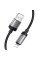 Дата кабель Hoco X117 Star USB to Lightning 2.4A (1m) - Black - фото