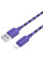 Дата кабель Hoco X116 Meridian USB to Lightning 2.4A (1m) - Gradient Purple Mix - фото