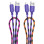 Cavo dati Hoco X116 Meridian USB to Lightning 2.4A (1m) - Gradient Purple Mix
