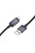 Дата кабель Hoco X118 Generous with display USB to Lightning 2.4A (1m) - Black - фото