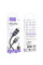 Дата кабель Hoco X118 Generous with display USB to Lightning 2.4A (1m) - Black - фото