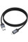 Дата кабель Hoco X118 Generous with display USB to Lightning 2.4A (1m) - Black - фото