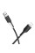 Дата кабель Borofone BX119 New USB to Lightning 2.4A (1m) - Black - фото