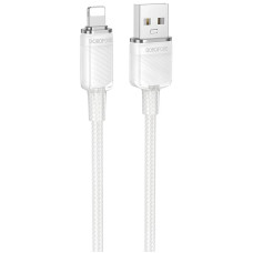 Дата кабель Borofone BU56 Succeed USB to Lightning 2.4A (1.2m) - White