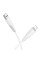 Дата кабель Borofone BX119 New USB to Lightning 2.4A (1m) - White - фото