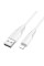 Дата кабель Borofone BX119 New USB to Lightning 2.4A (1m) - White - фото