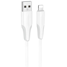 Дата кабель Borofone BX119 New USB to Lightning 2.4A (1m) - White