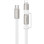 Дата кабель Hoco X125 Surplus 2in1 Type-C to Lightning/Type-C 60W (1m) - White
