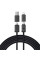 Дата кабель Baseus Versatile Two-for-Two USB/Type-C to Type-C/Lightning 60W (1m) (CB000162) - Cosmic Black - фото