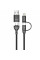 Дата кабель Amaya ACD-X28 4in1 Type-C to USB/Type-C to Lightning 60W (1m) - Black - фото