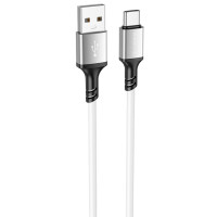 Дата кабель Borofone BX83 Famous USB to Type-C 3A (1m) - White