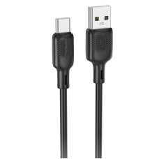 Дата кабель Borofone BX113 Lenny USB to Type-C 3A (1m) Black